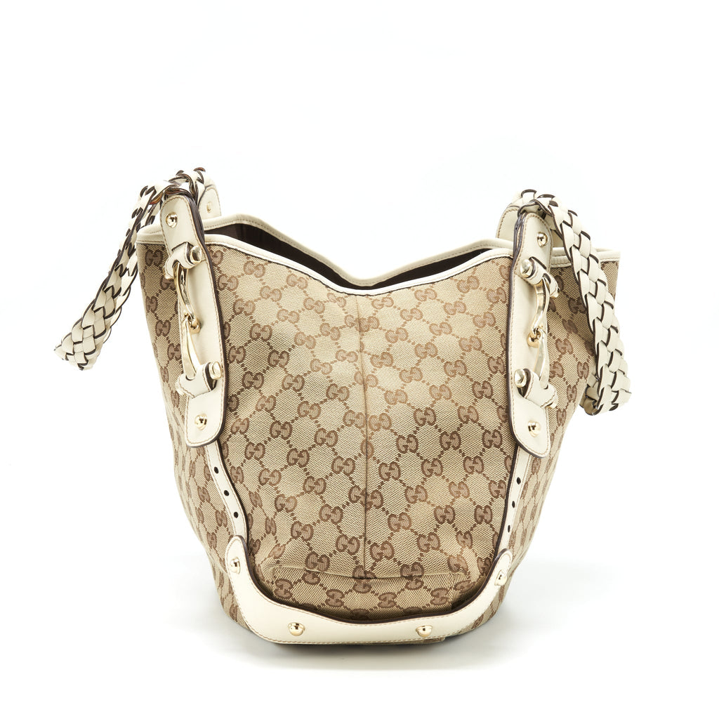 GUCCI TOTE BAG CANVAS GG SUPREME SHW