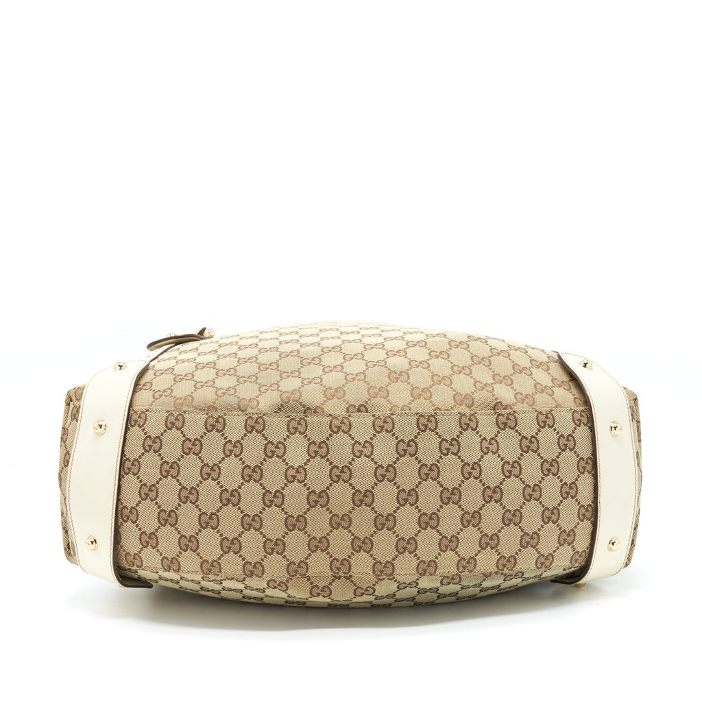 GUCCI TOTE BAG CANVAS GG SUPREME SHW