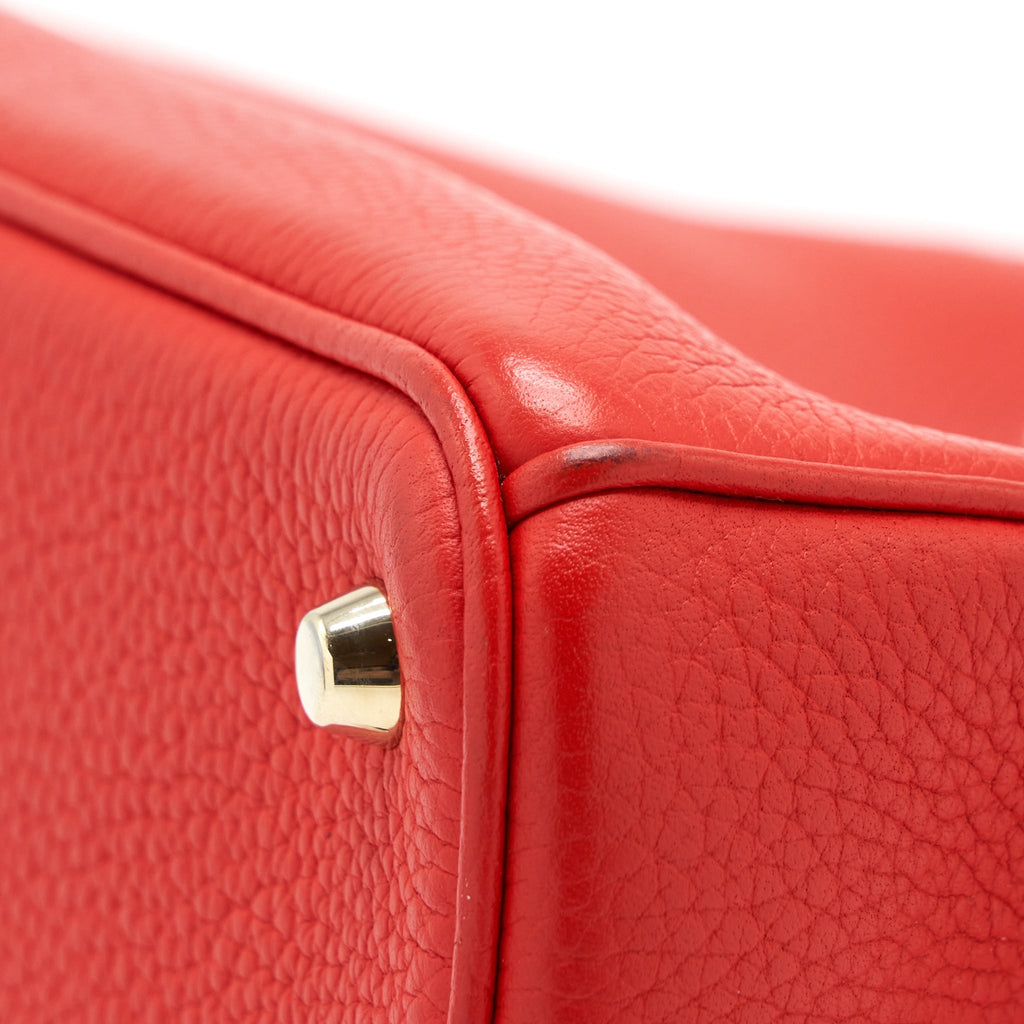 DIOR DIORISSIMO TOTE BAG RED LGHW
