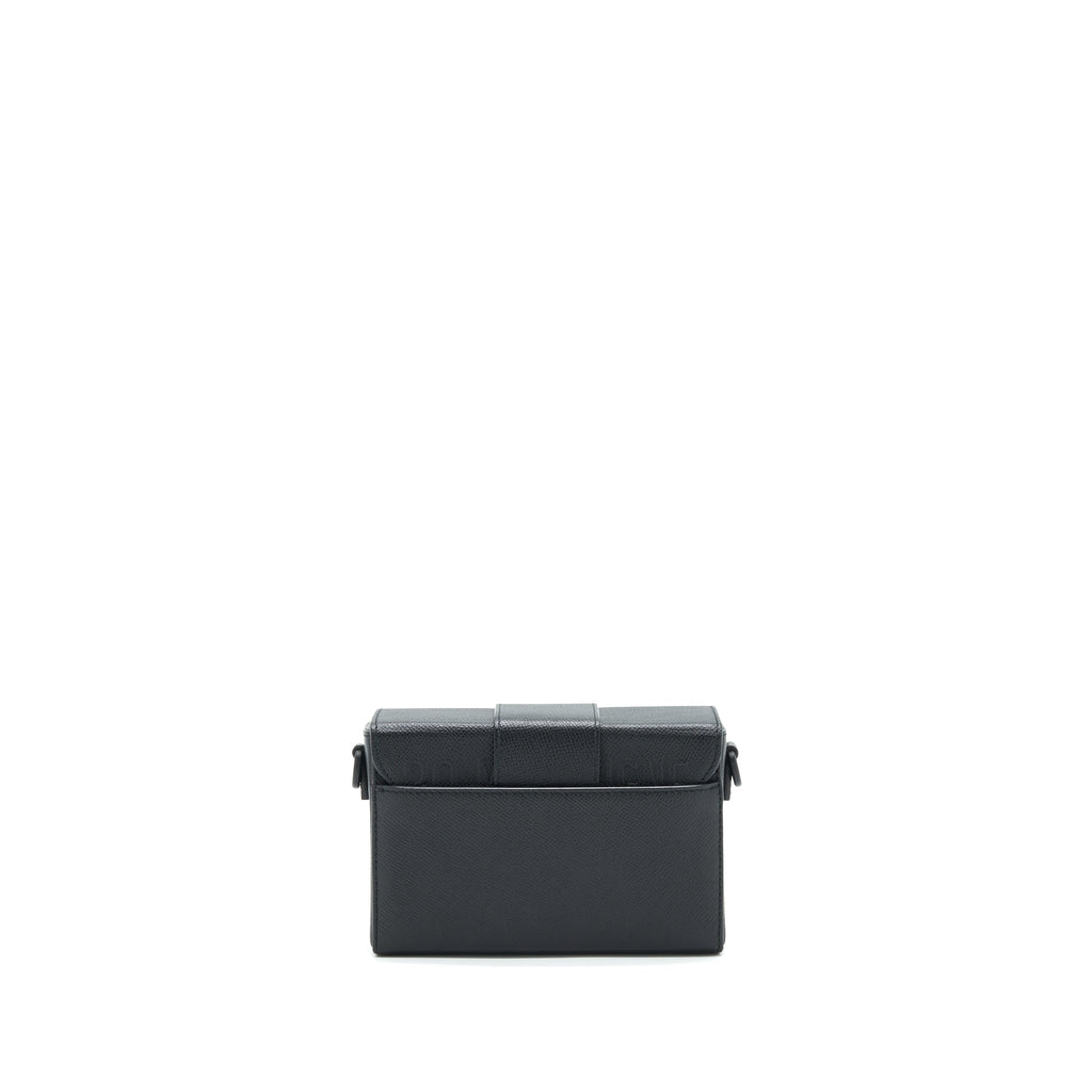 DIOR 30 MONTAIGNE BOX BAG IN GRAINED CALFSKIN SO BLACK