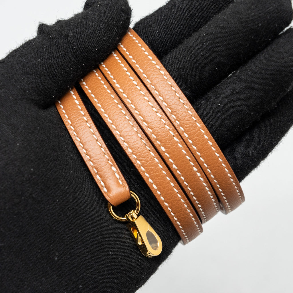 HERMES MINI BOLIDE 1923 EVERCOLOR GOLD GHW