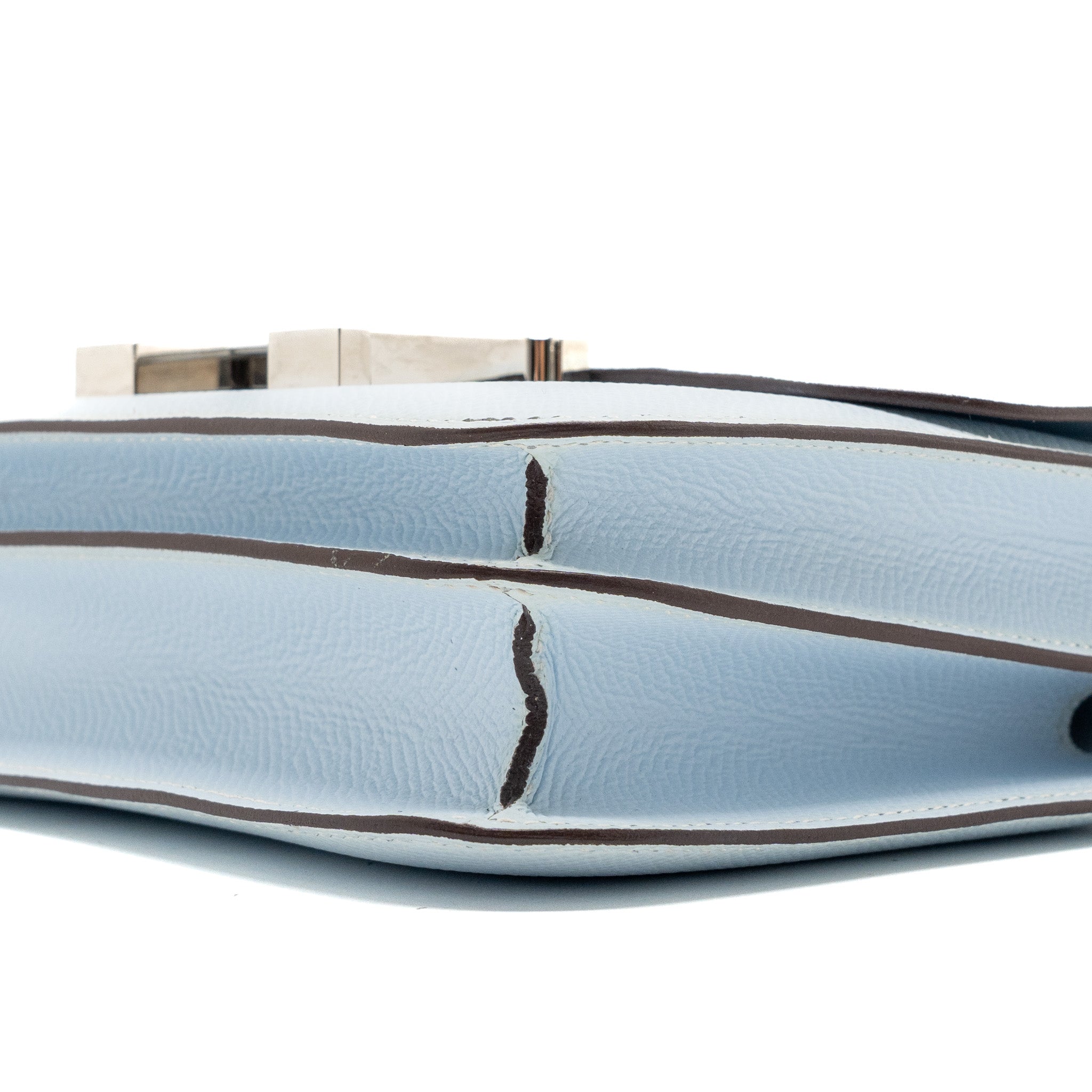 HERMES MINI CONSTANCE EPSOM BLUE BRUME SHW