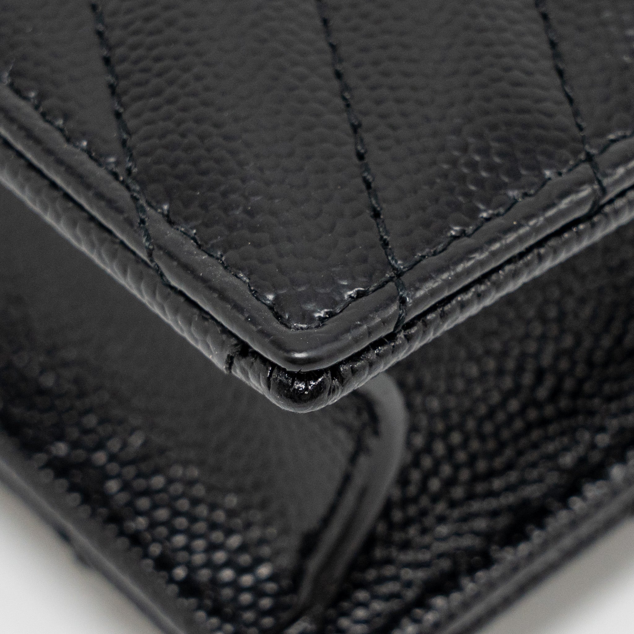 SAINT LAURENT/ YSL ENVELOPE CHAIN WALLET CALFSKIN BLACK SHW