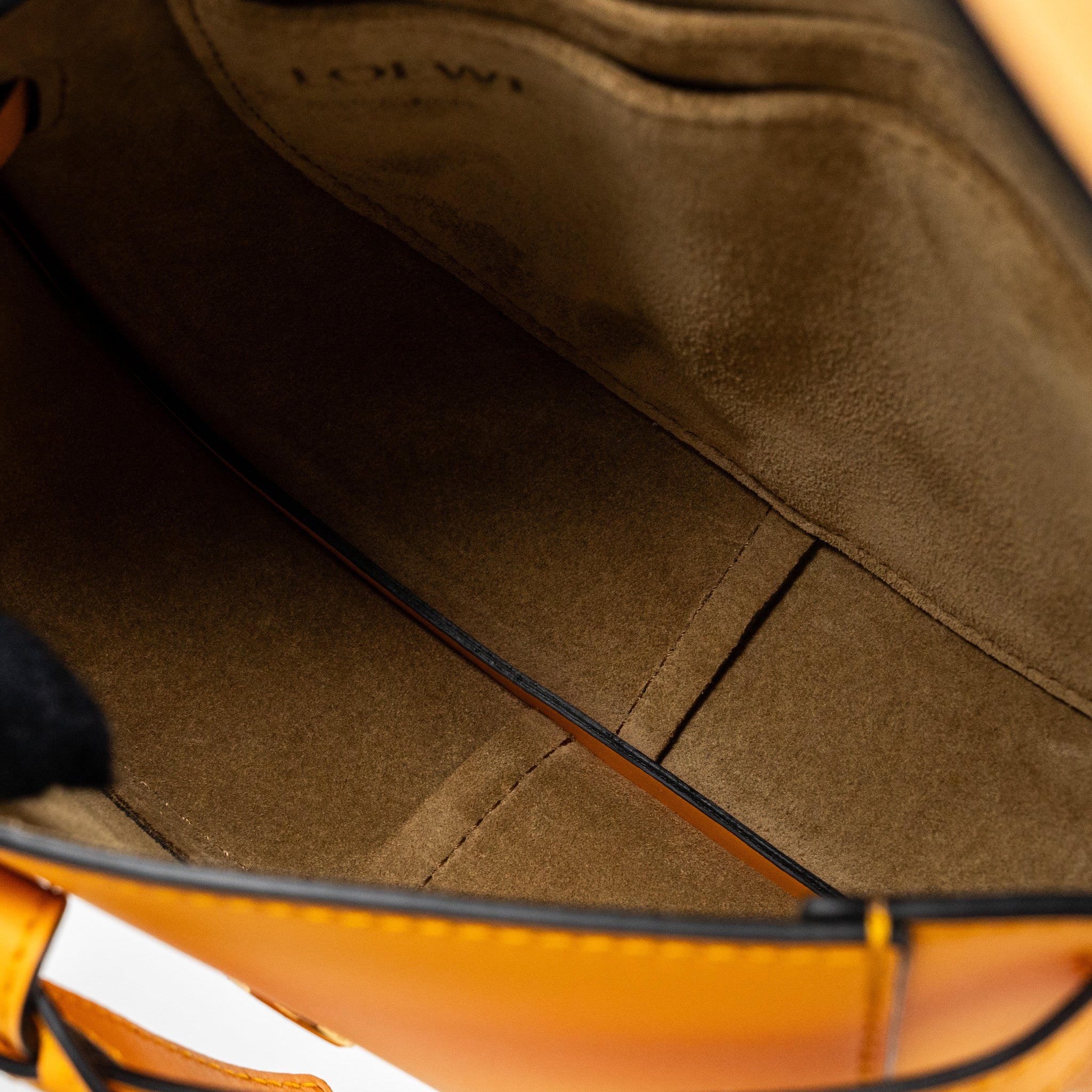 LOEWE MINI GATE DUAL BAG CALFSKIN MANDARIN LGHW