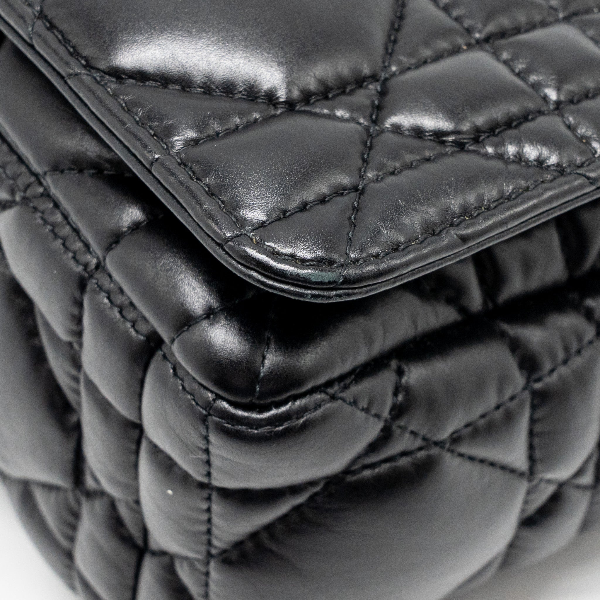 DIOR MEDIUM DIOR CARO BAG CALFSKIN SO BLACK