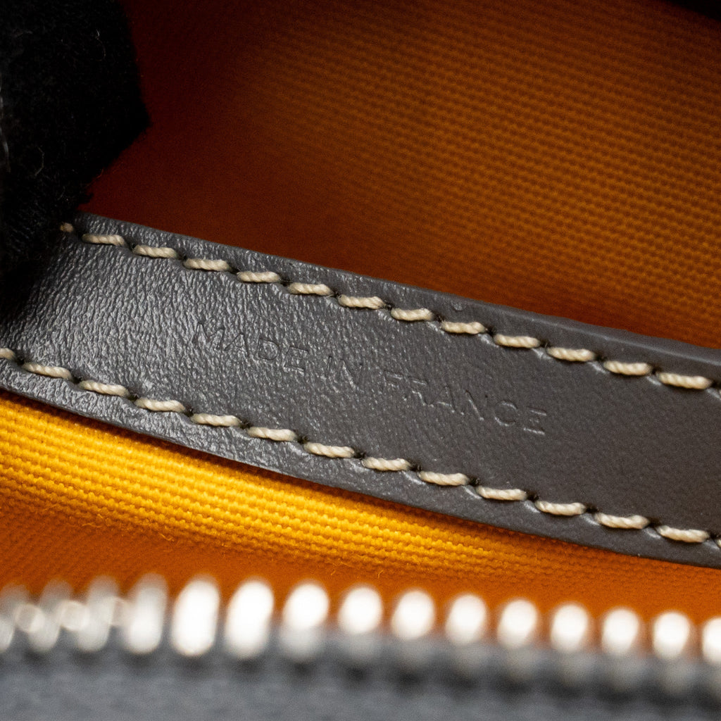 GOYARD CAP VERT PM CROSSBODY BAG GOYARDINE CANVAS/LEATHER GREY SHW