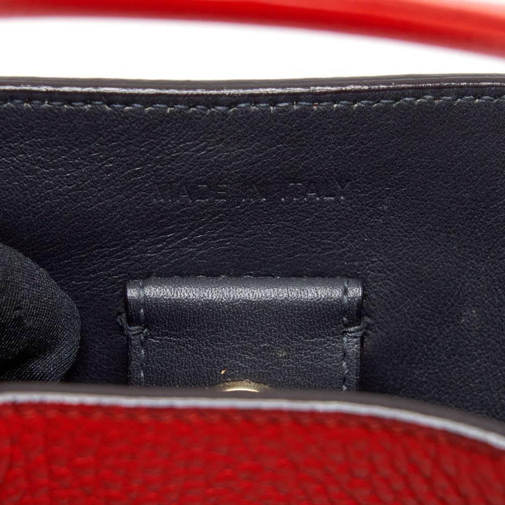 DIOR DIORISSIMO TOTE BAG RED LGHW