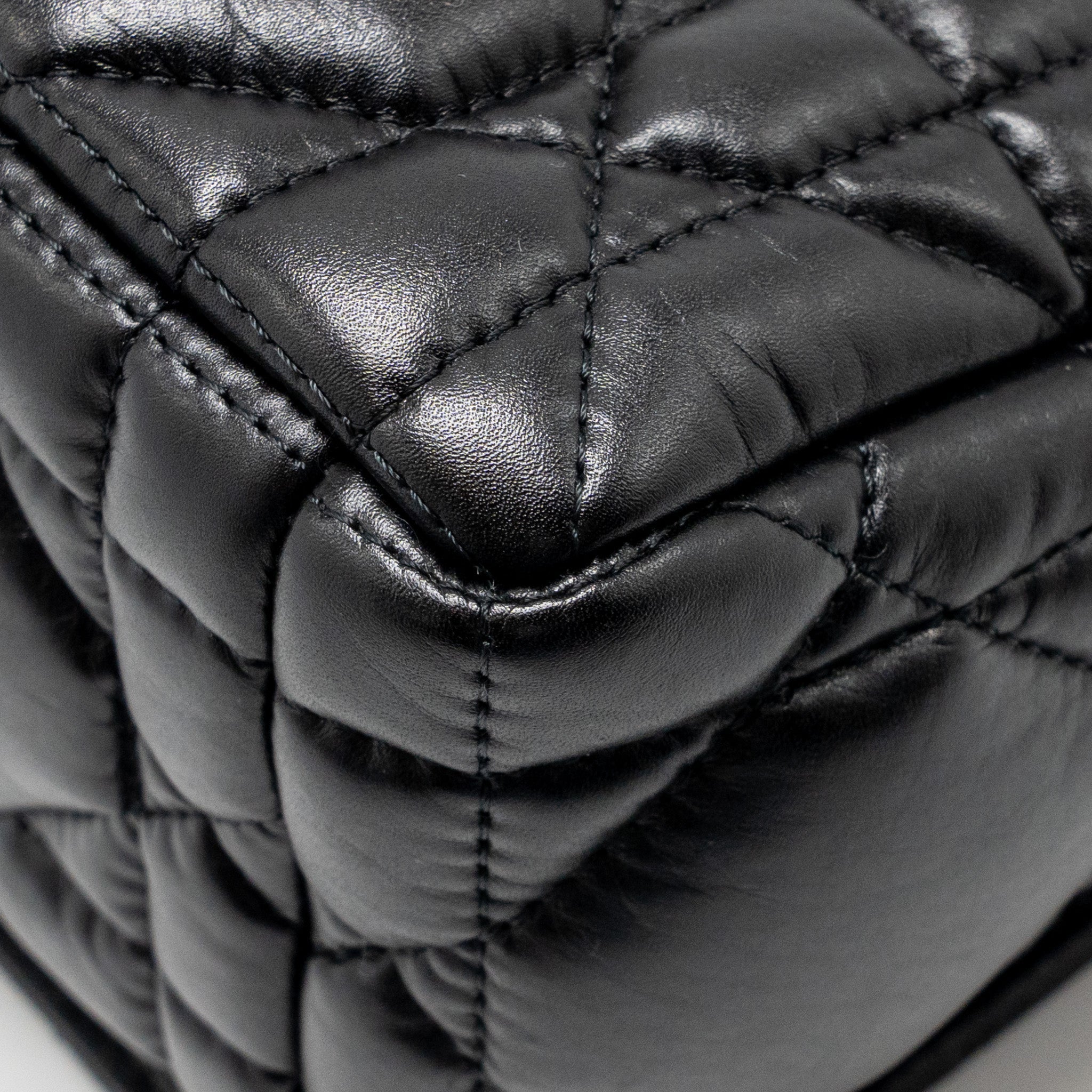 DIOR MEDIUM DIOR CARO BAG CALFSKIN SO BLACK