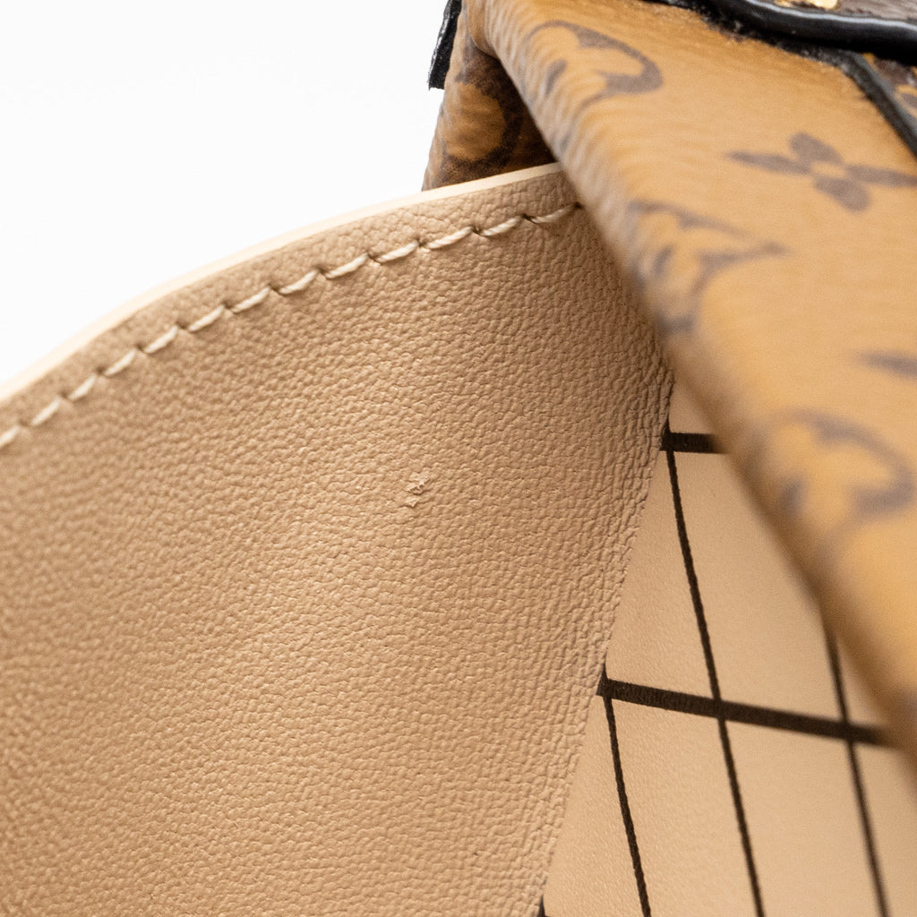 LOUIS VUITTON PETITE MALLE MONOGRAM REVERSE CANVAS GHW