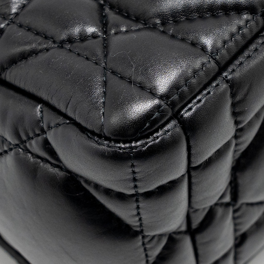 DIOR MEDIUM DIOR CARO BAG CALFSKIN SO BLACK