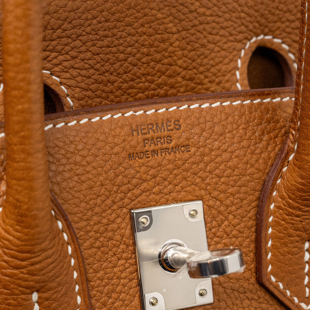 HERMES BIRKIN 25 BARENIA FAUBOUR 34 FAUVE SHW