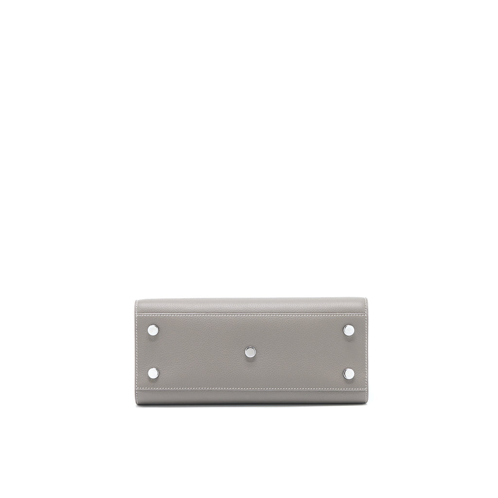 SAINT LAURENT BABY SAC DE JOUR CALFSKIN GREY SHW