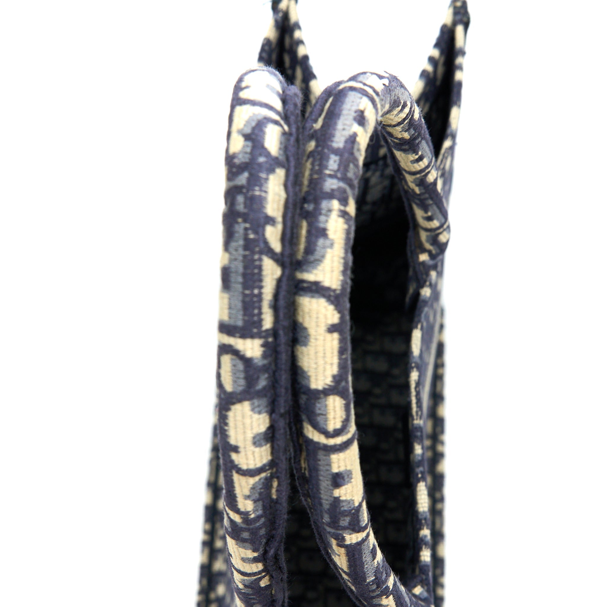 DIOR LARGE BOOK TOTE BLUE BLUE OBLIQUE JACQUARD