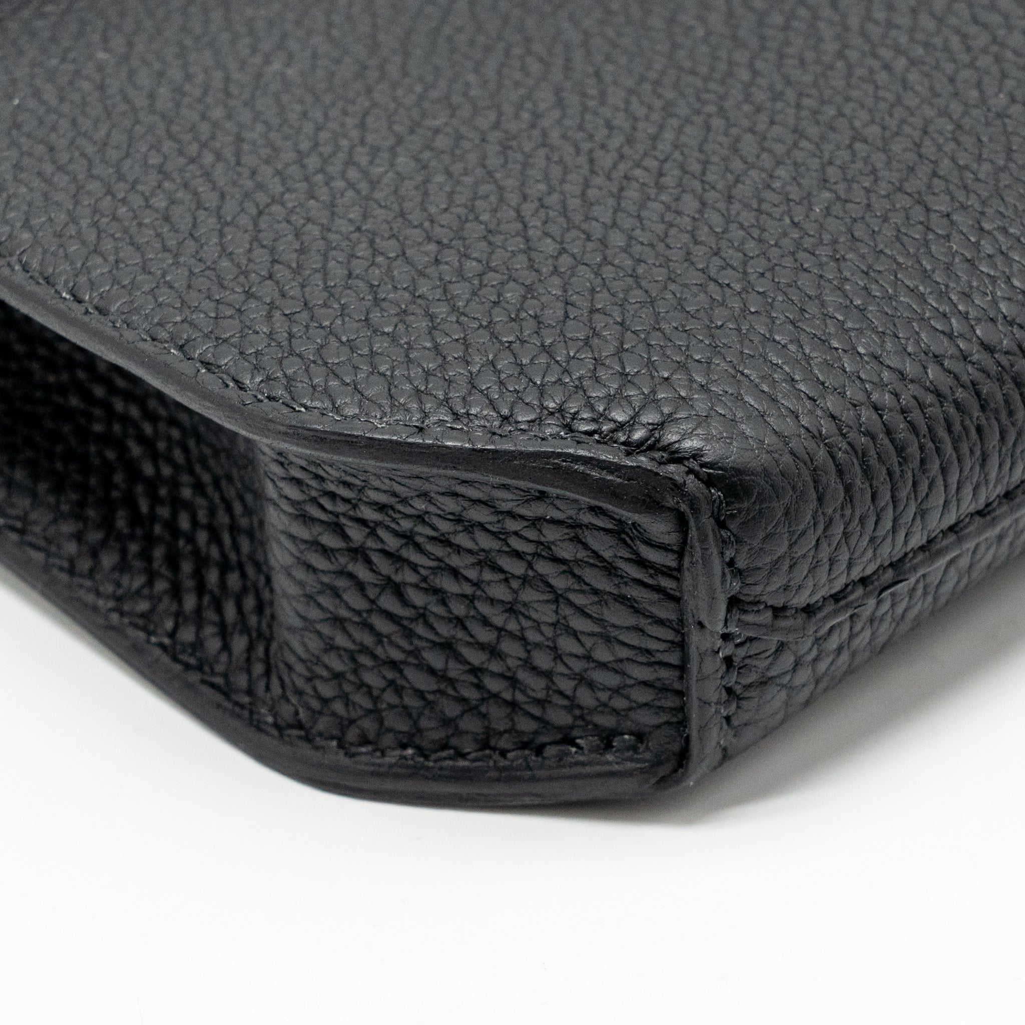 HERMES POCHETTE KELLY DEPECHES 25 TOGO SO BLACK