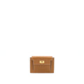 HERMES KELLY POCKET COMPACT EPSOM GOLD GHW