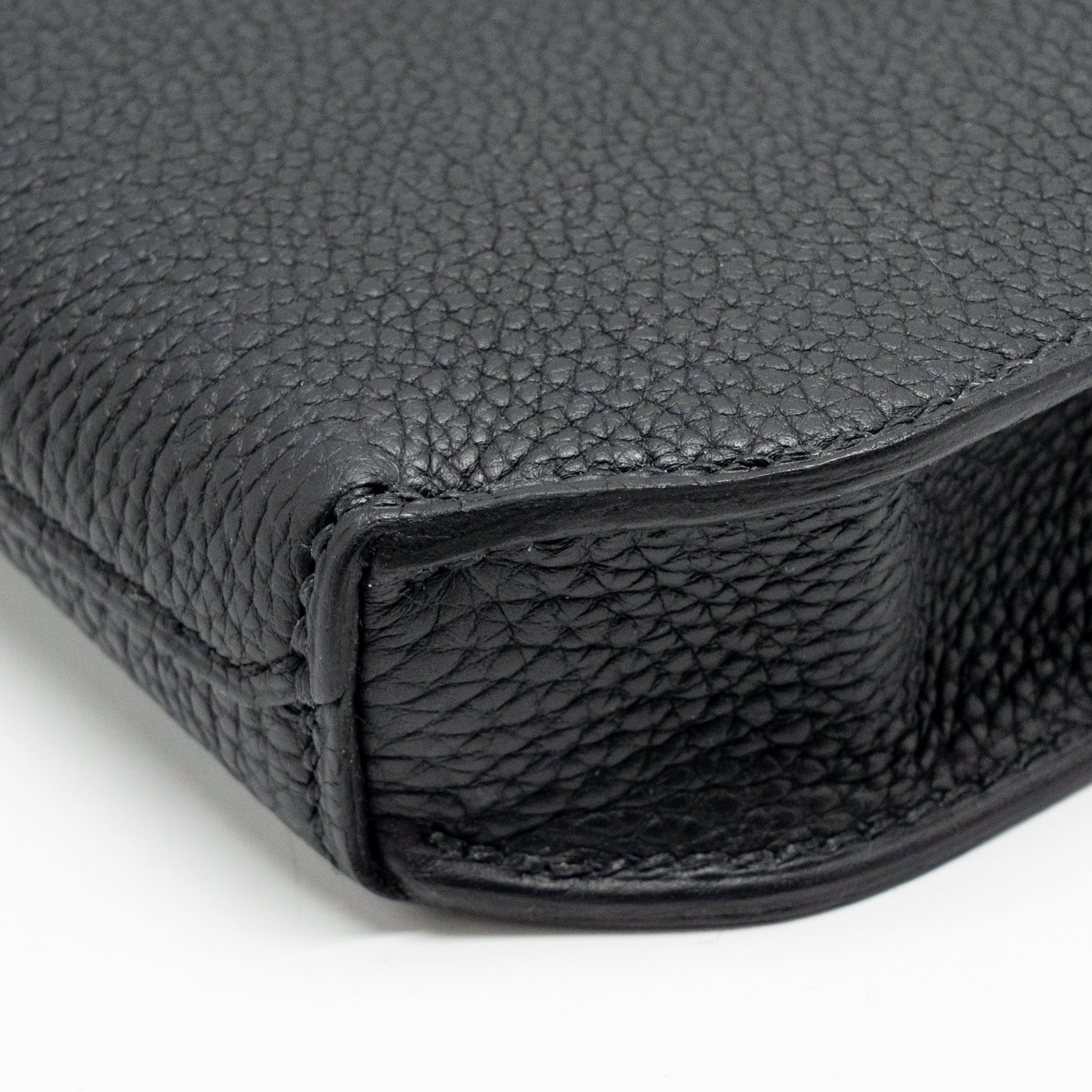 HERMES POCHETTE KELLY DEPECHES 25 TOGO SO BLACK