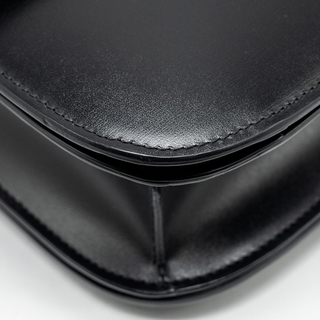 CELINE MEDIUM CLASSIC BOX BAG CALFSKIN BLACK GHW