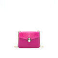 BVLGARI SERPENTI FOREVER CROSSBODY BAG CARMINE JASPER GALUCHAT SKIN AND SMOOTH CALF LEATHER