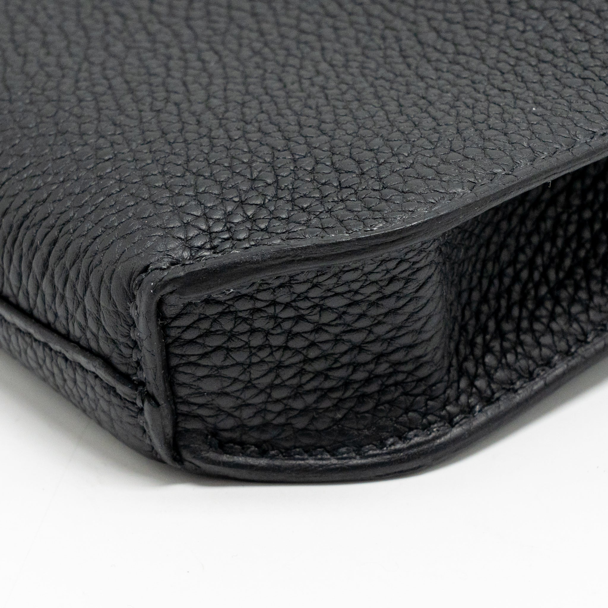 HERMES POCHETTE KELLY DEPECHES 25 TOGO SO BLACK