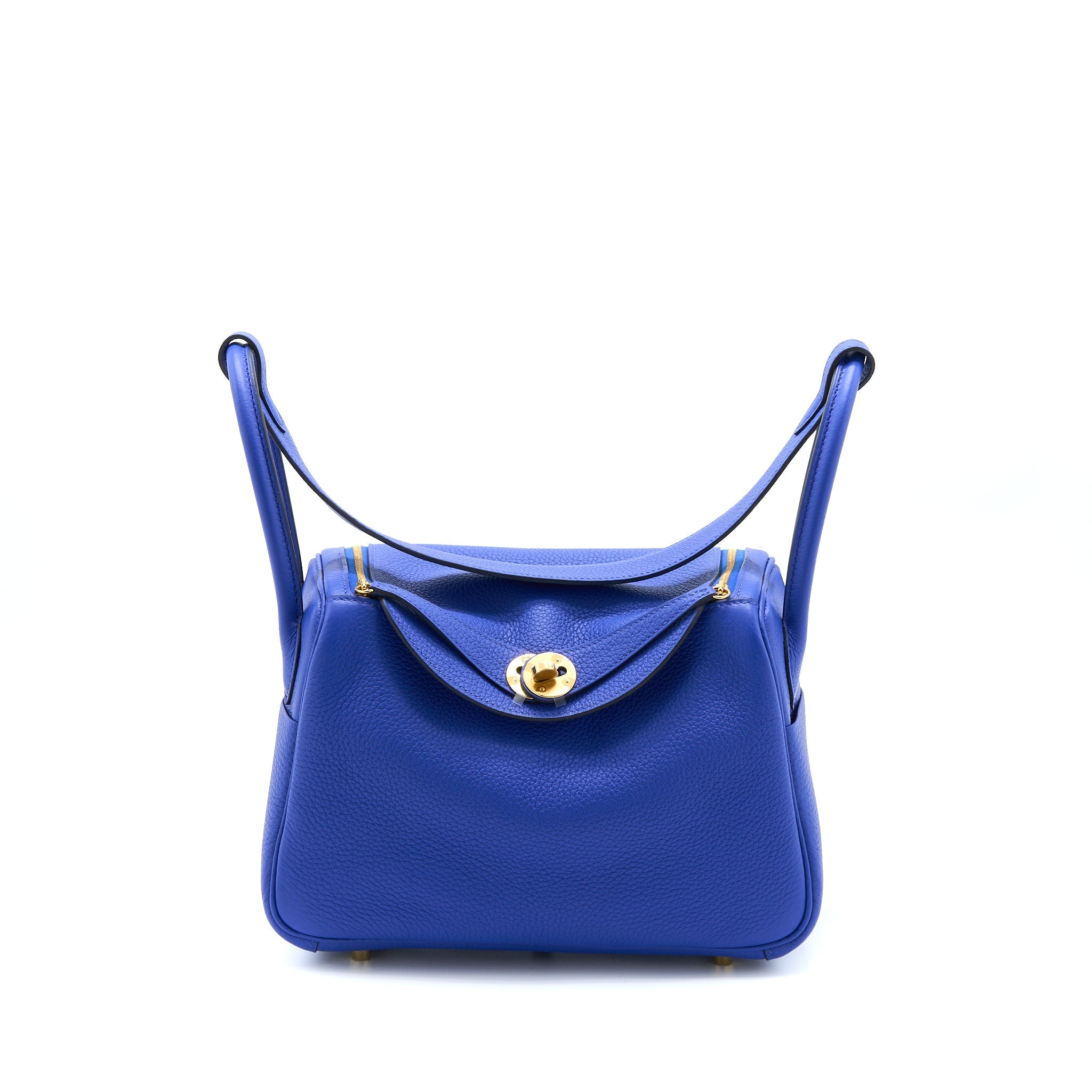HERMES LINDY 26 CLEMENCE BLUE ROYAL GHW