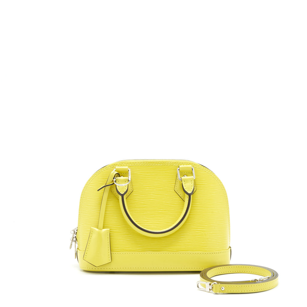 LOUIS VUITTON ALMA BB EPI YELLOW