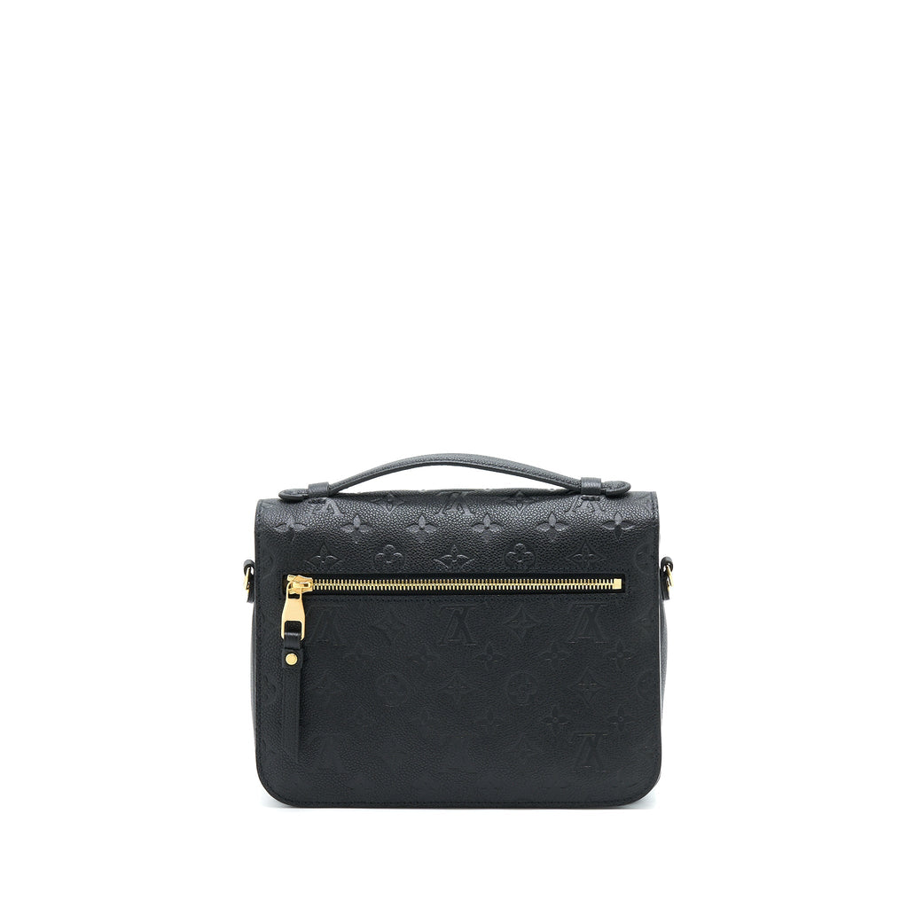 LOUIS VUITTON POCHETTE MÉTIS MONOGRAM EMPREINTE BLACK GHW