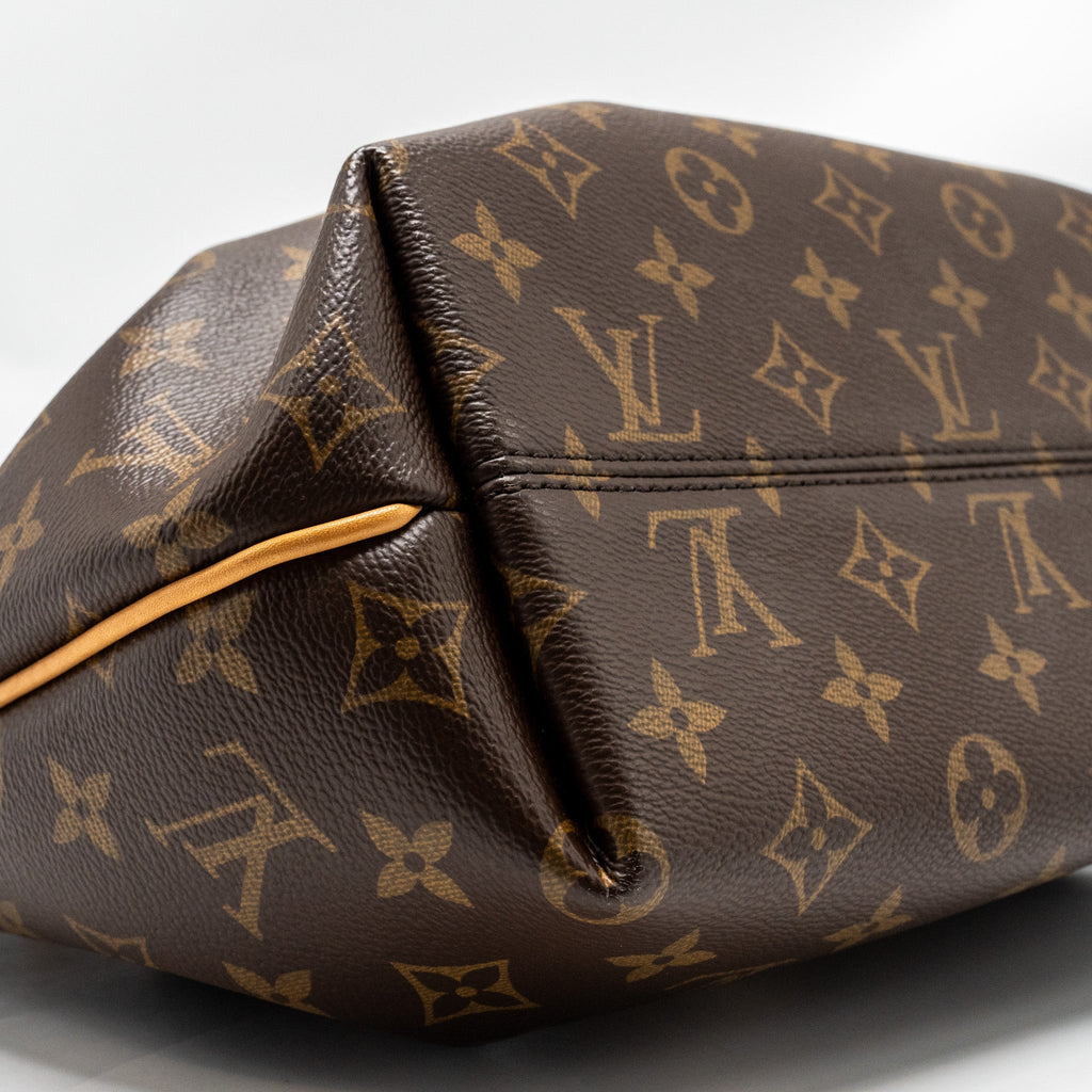 LOUIS VUITTON TURENNE PM BAG MONOGRAM CANVAS BROWN GHW