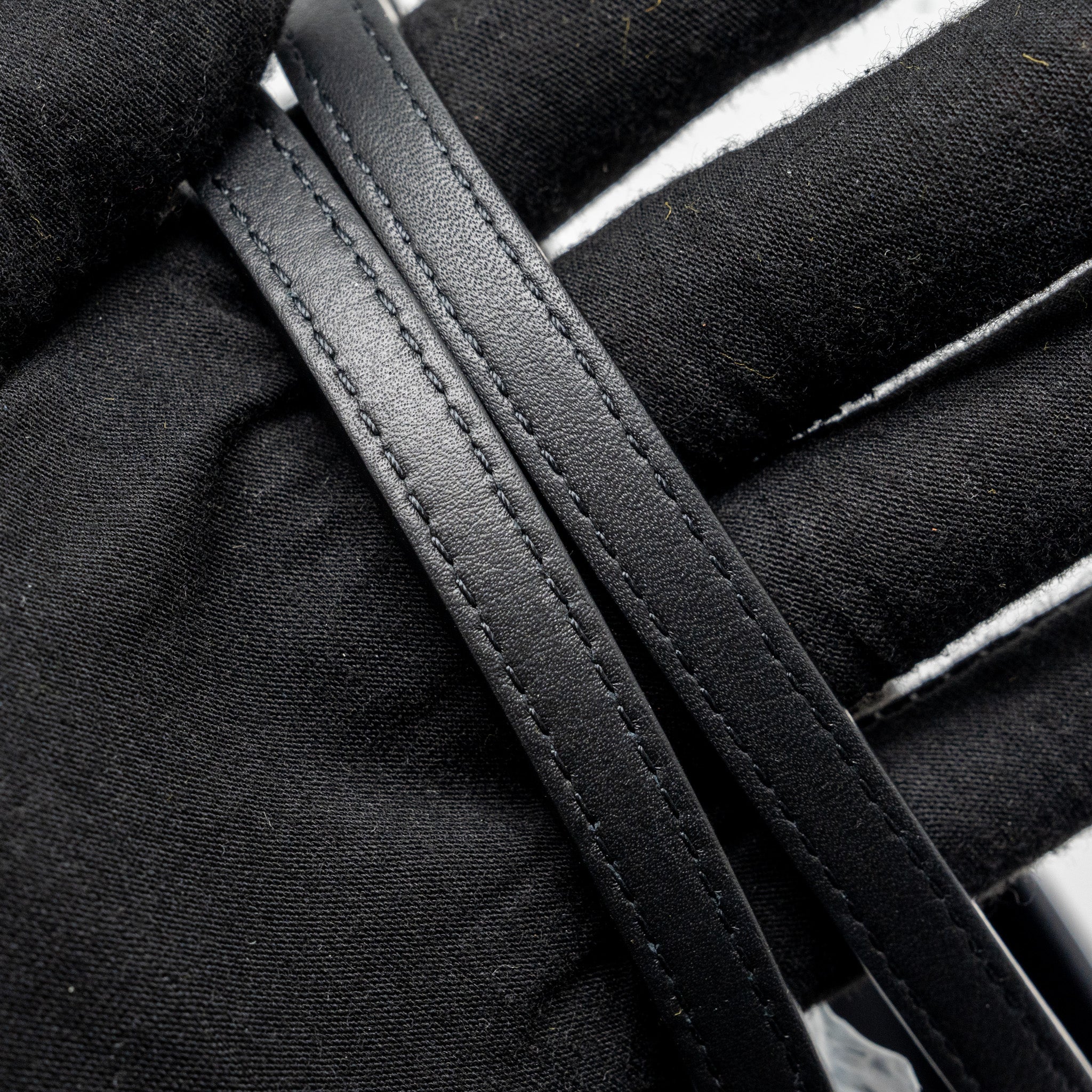 GOYARD MINI ANJOU TOTE BAG GOYARDLINE CANVAS / CALFSKIN BLACK SHW