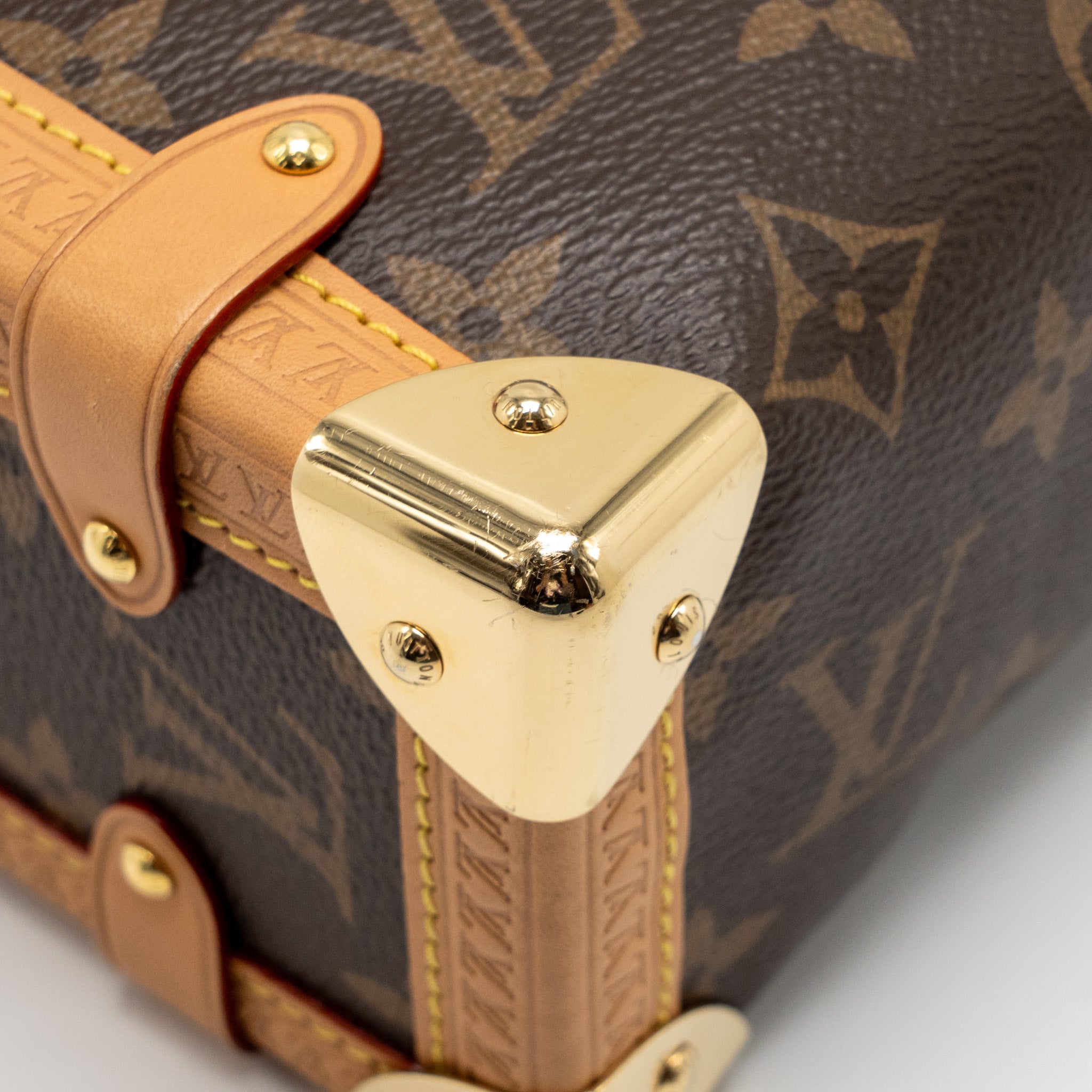 LOUIS VUITTON SIDE TRUNK MM MONOGRAM CANVAS GHW