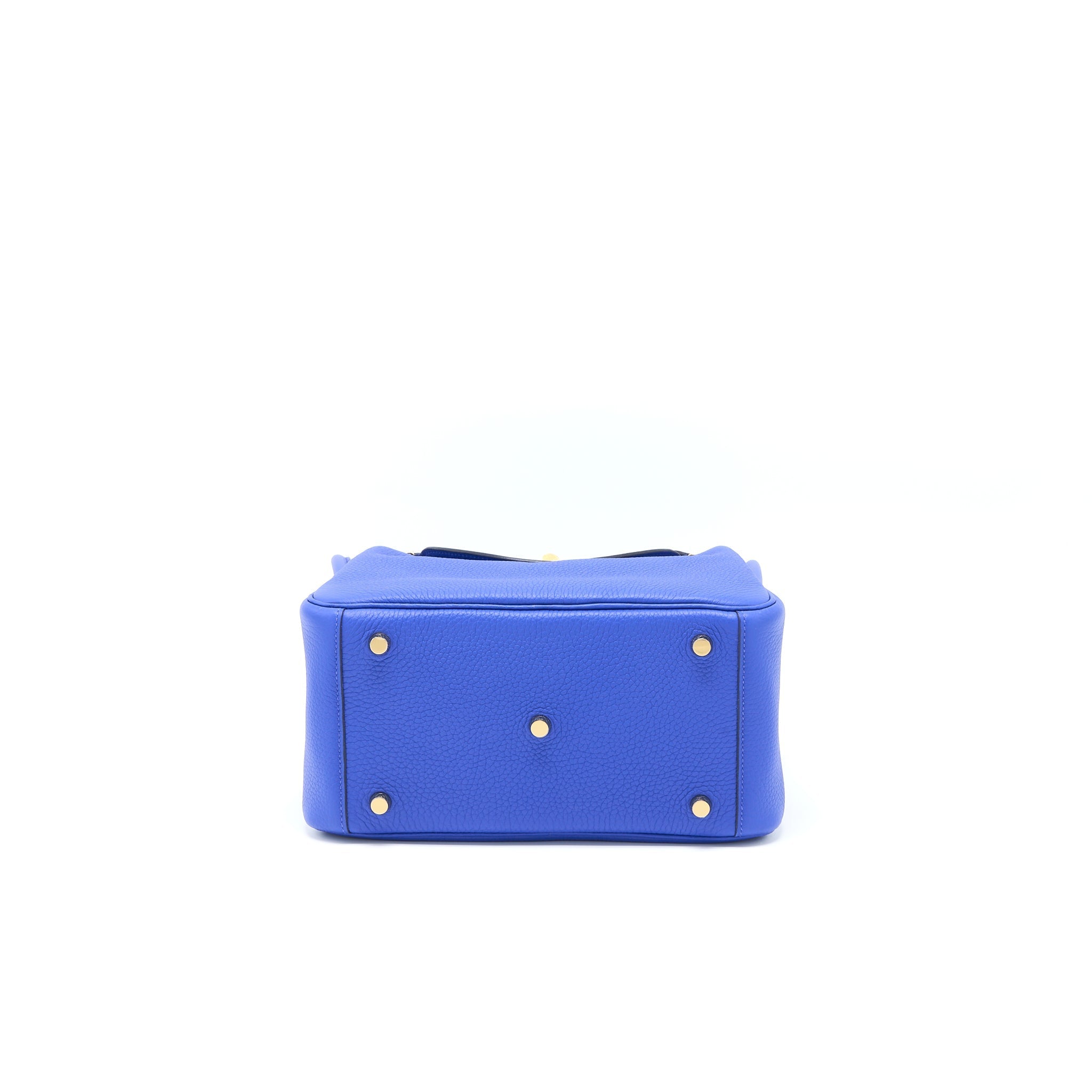 HERMES LINDY 26 CLEMENCE BLUE ROYAL GHW