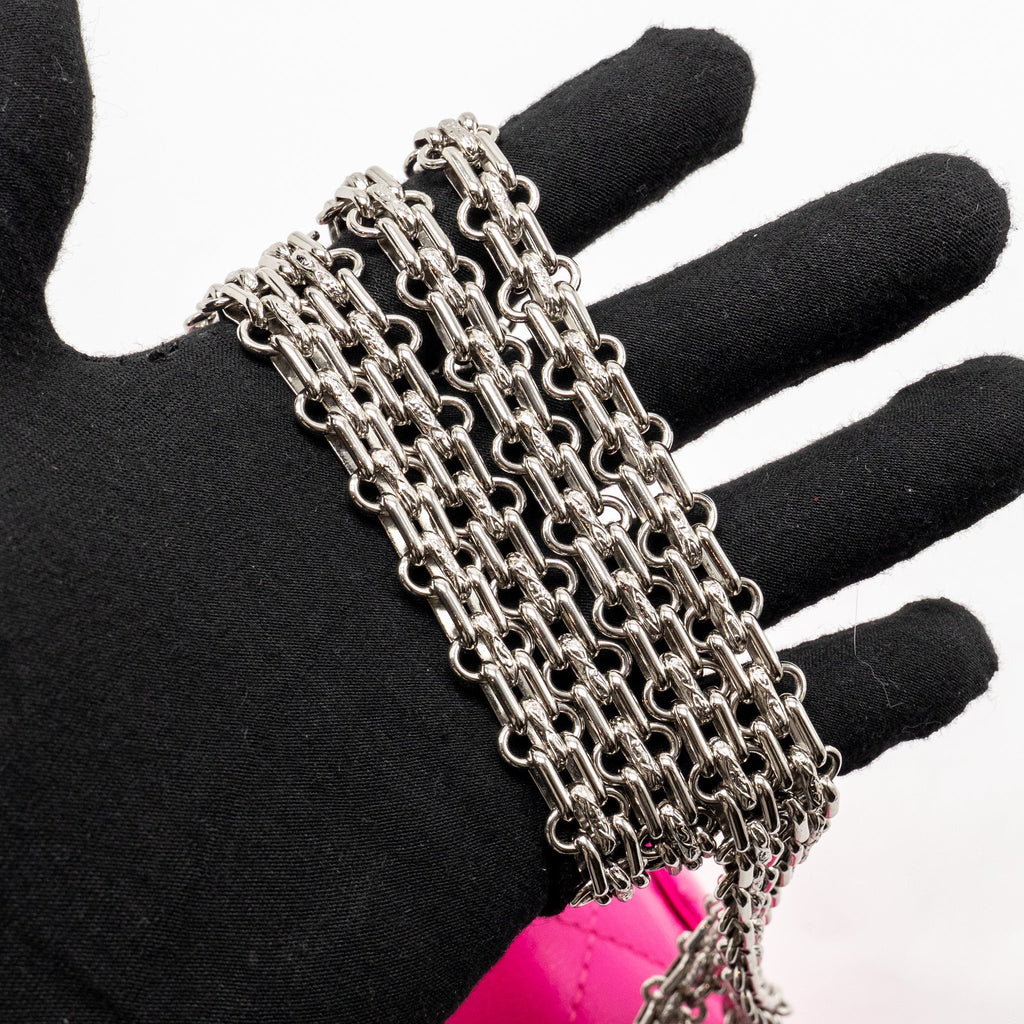 CHANEL MINI 2.55 REISSUE FLAP BAG GOATSKIN PINK SHW