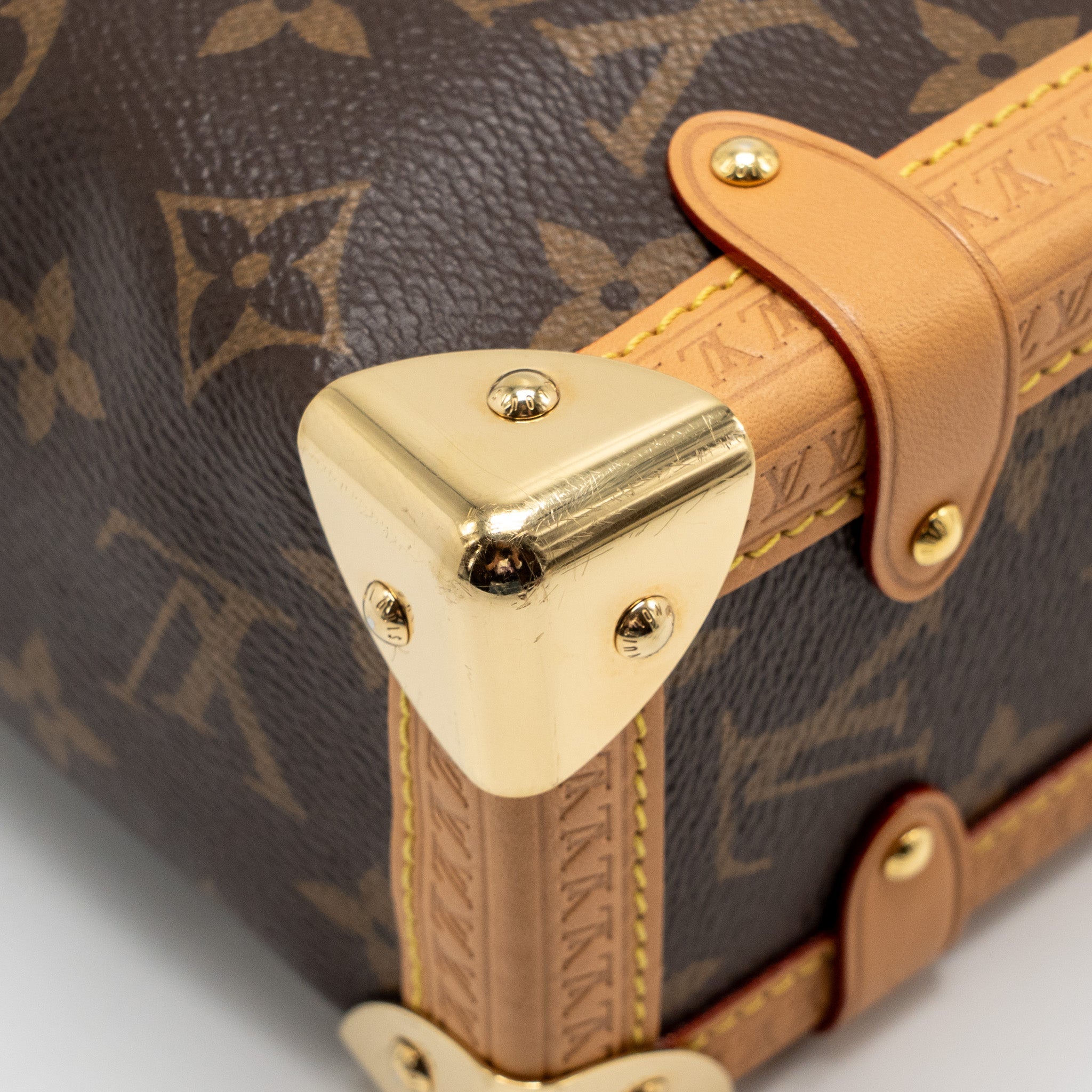LOUIS VUITTON SIDE TRUNK MM MONOGRAM CANVAS GHW