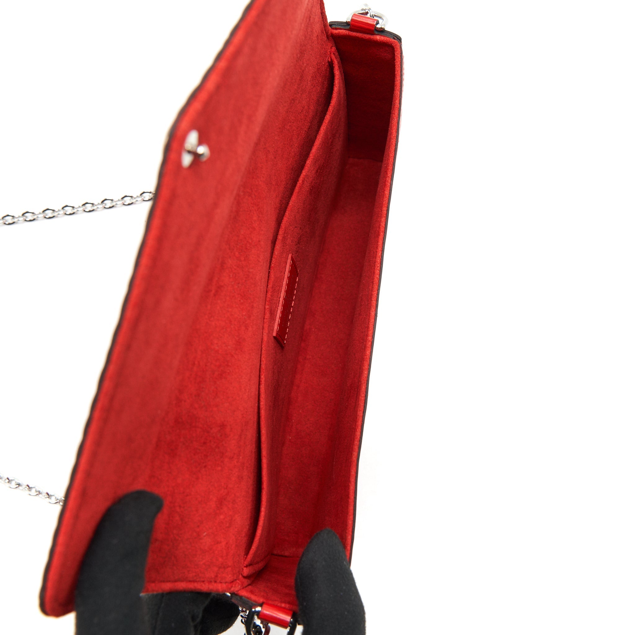 LOUIS VUITTON FELICIE POCHETTE RED SHW