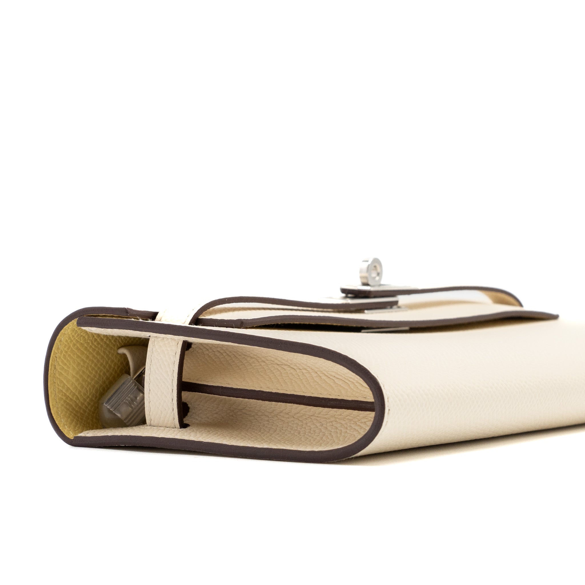 HERMES CLASSIC KELLY TO GO EPSOM NATA / JAUNE POUSSIN SHW