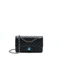CHANEL CLASSIC DOUBLE FLAP BAG CAVIAR BLACK SHW
