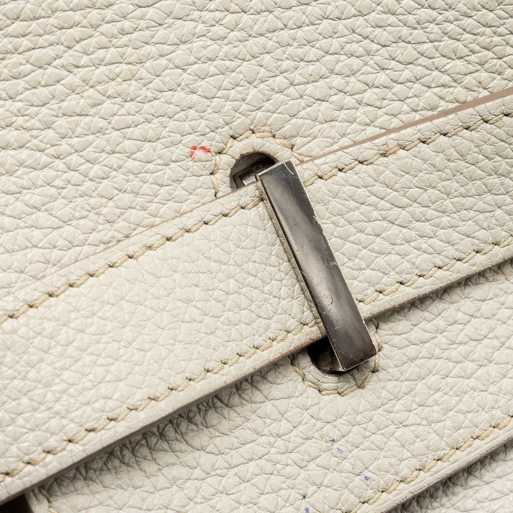 HERMES SHOULDER BIRKIN CLEMENCE GRIS PERLE SHW