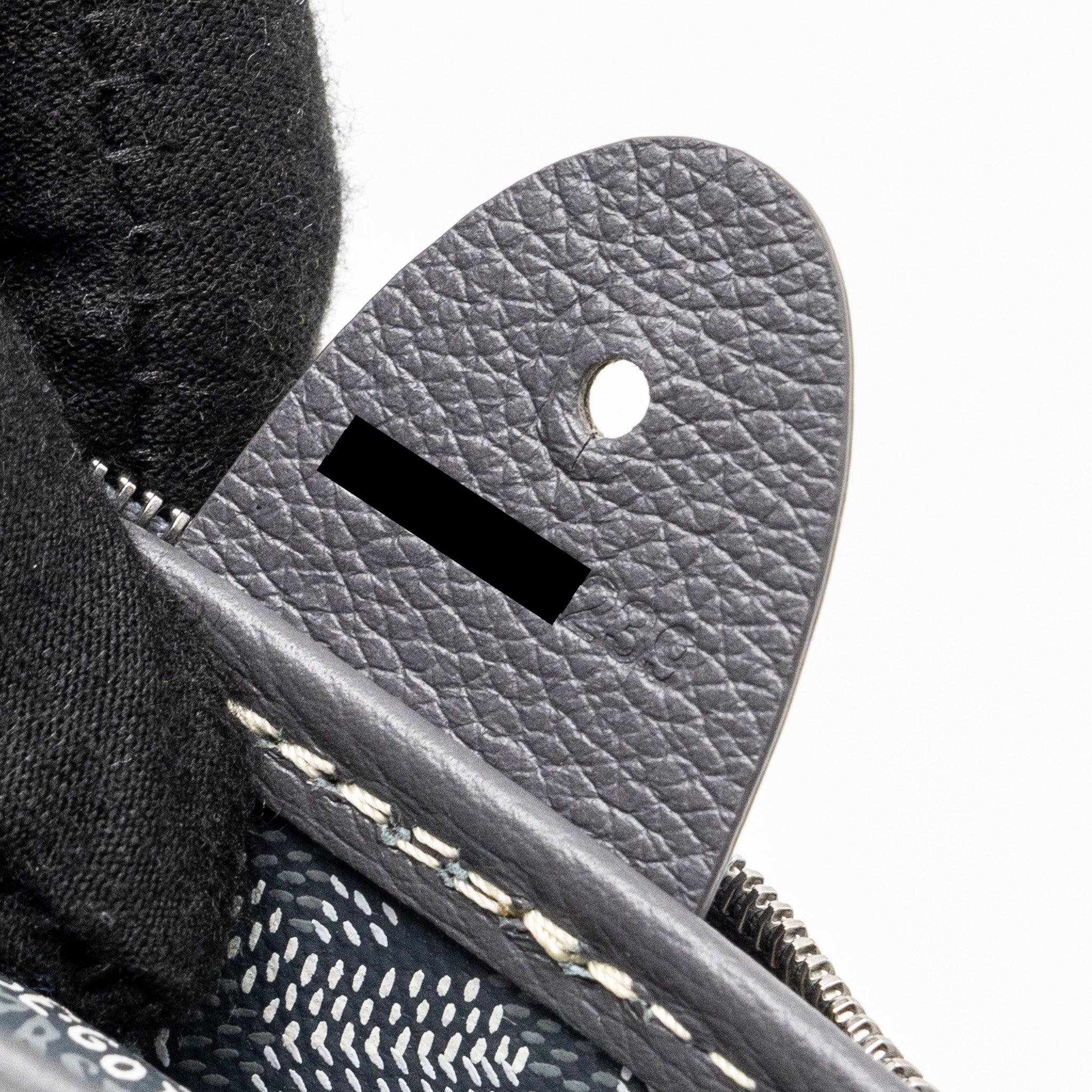 GOYARD ARTOIS TOTE BAG GOYARDLINE CANVAS / CALFSKIN GREY SHW