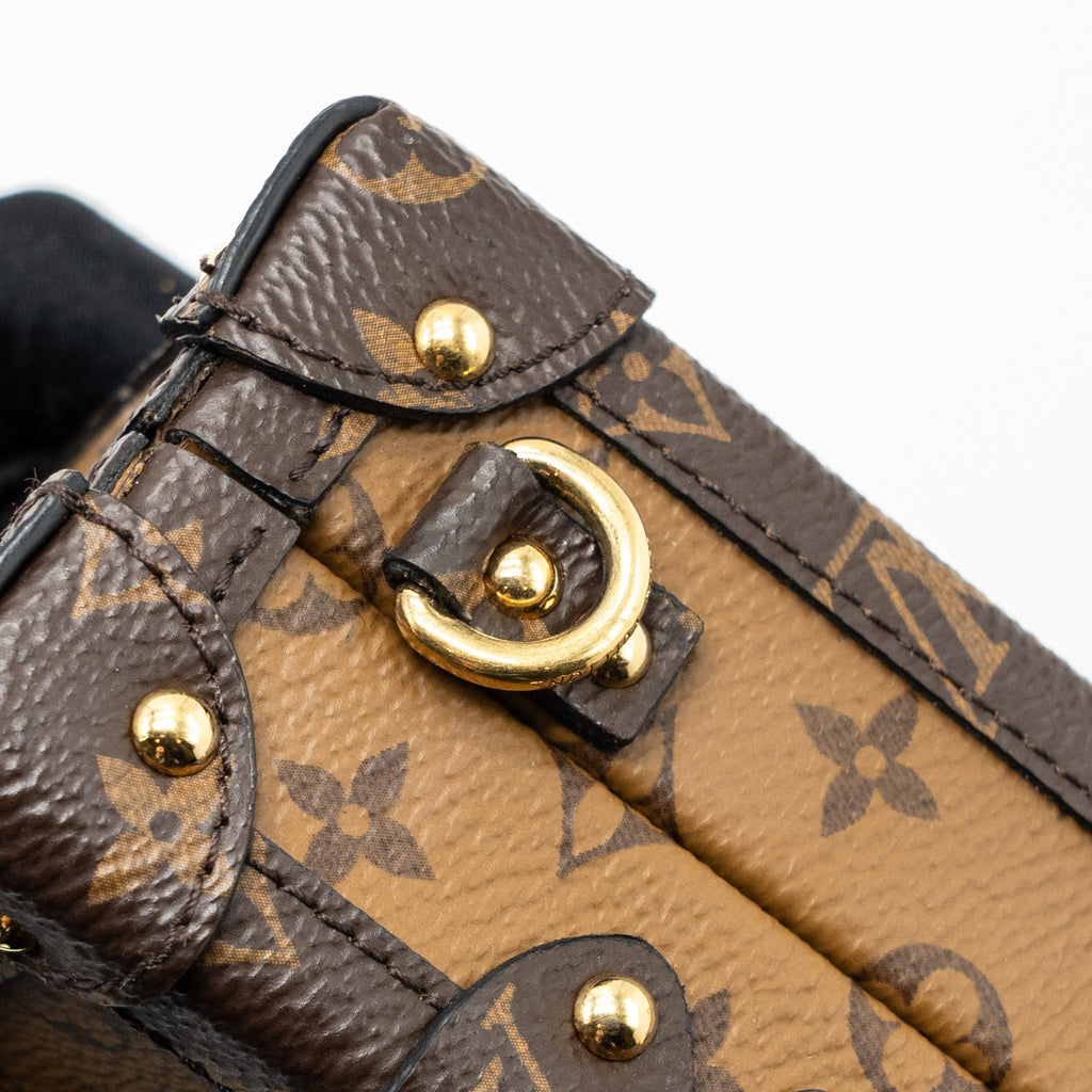 LOUIS VUITTON PETITE MALLE MONOGRAM REVERSE CANVAS GHW