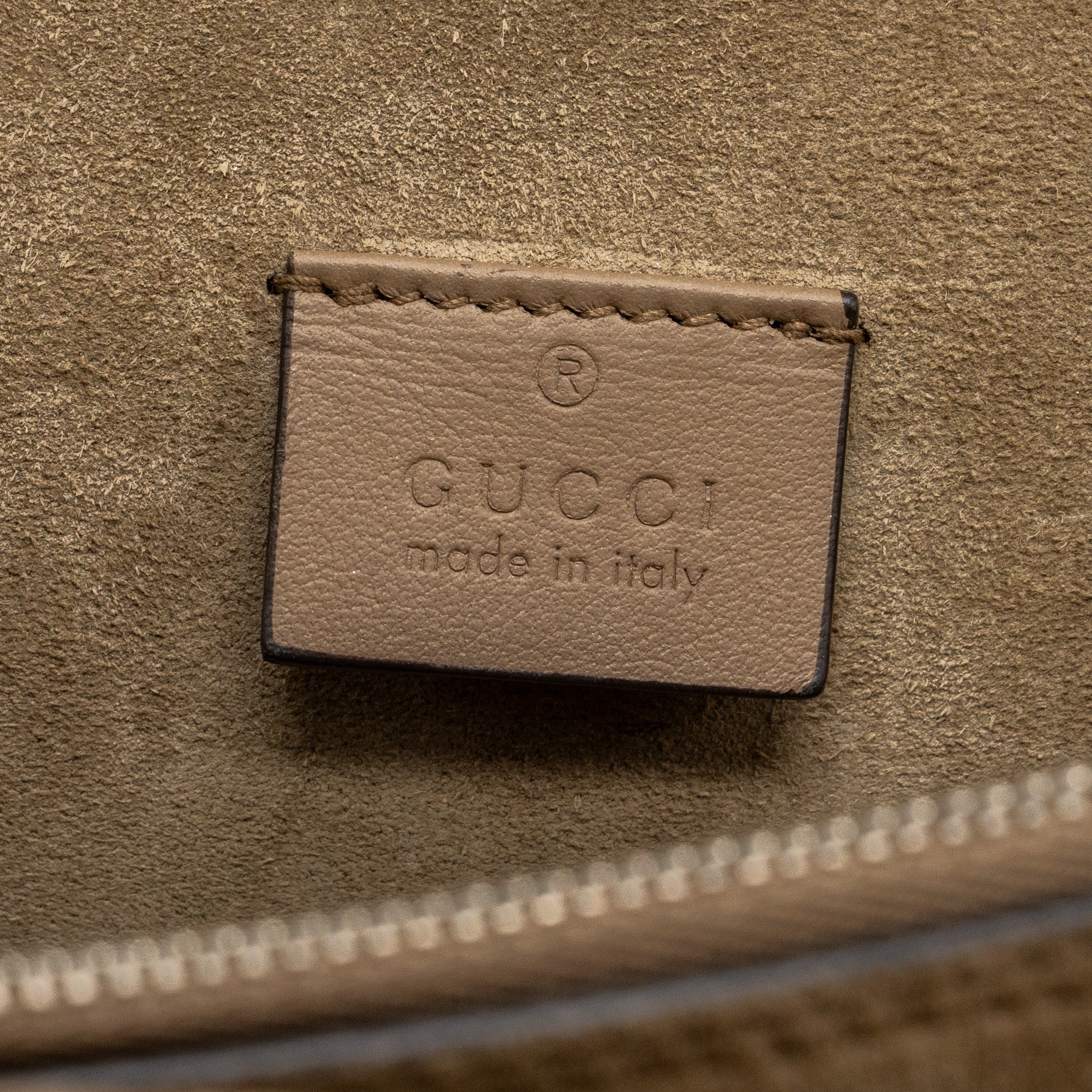 GUCCI DIONYSUS SHOULDER BAG GG SUPREME CANVAS / SUEDE LEATHER BEIGE SHW