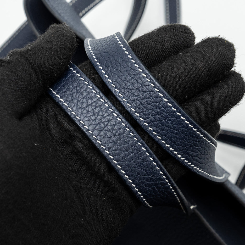 HERMES HALZAN 31 CLEMENCE BLUE NUIT SHW