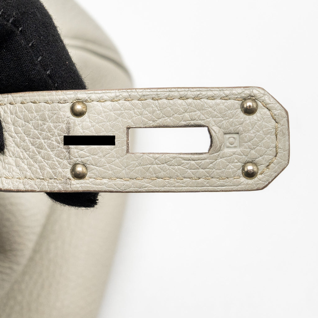 HERMES SHOULDER BIRKIN CLEMENCE GRIS PERLE SHW
