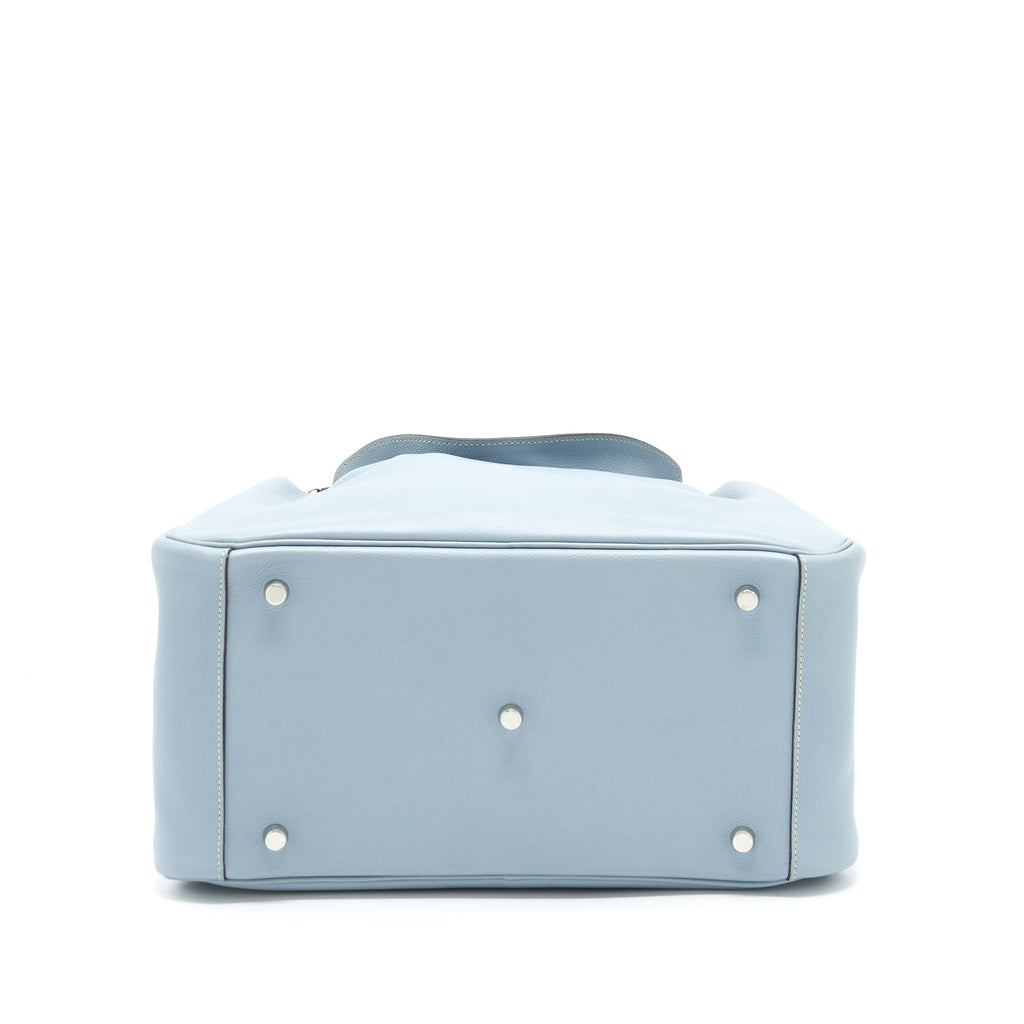 HERMES LINDY 34 EVERCOLOR BLUE LIN SHW