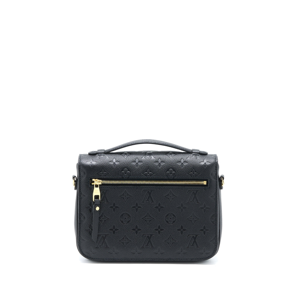 LOUIS VUITTON POCHETTE METIS MONOGRAM EMPREINTE BLACK GHW (NEW VERSION)