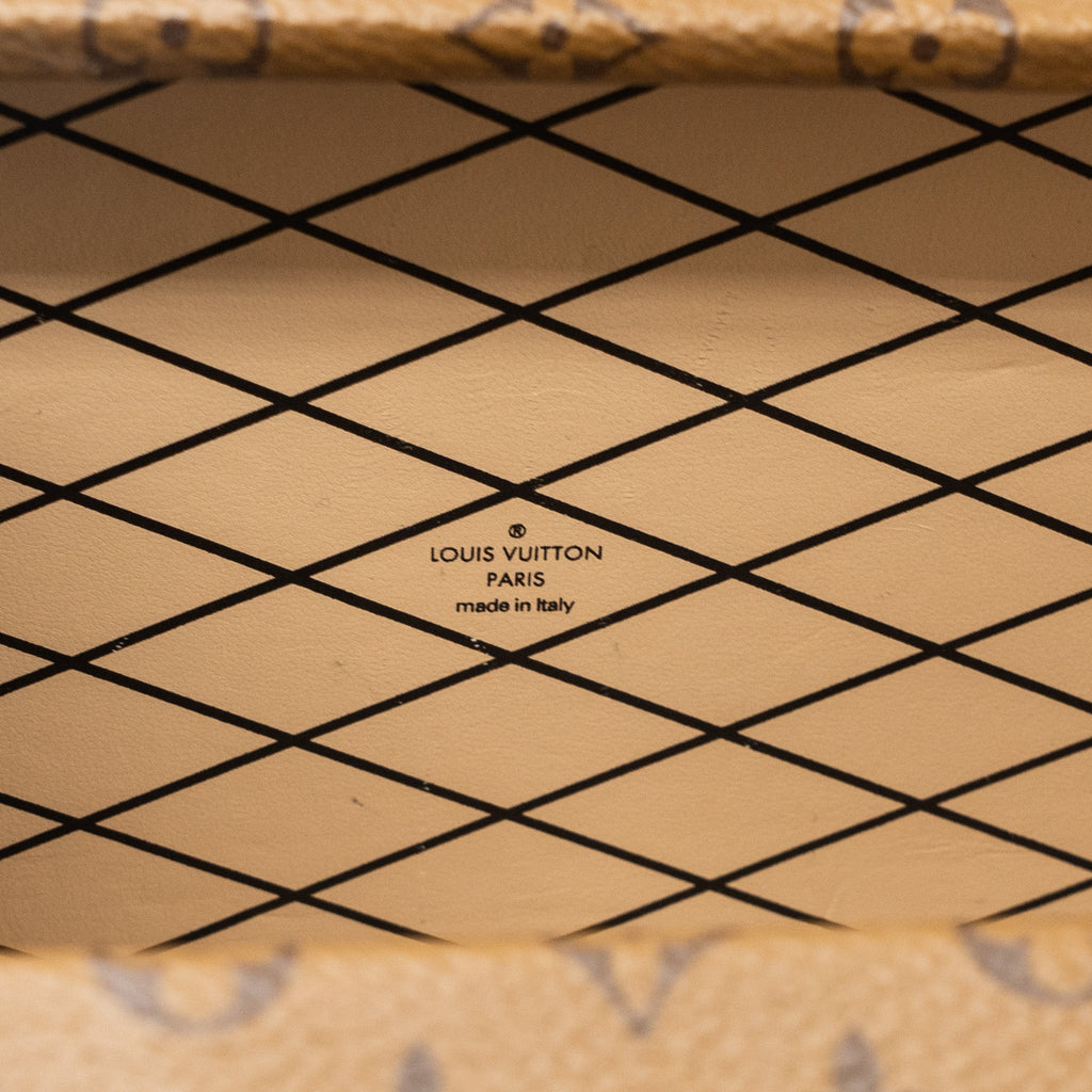 LOUIS VUITTON PETITE MALLE MONOGRAM REVERSE CANVAS GHW