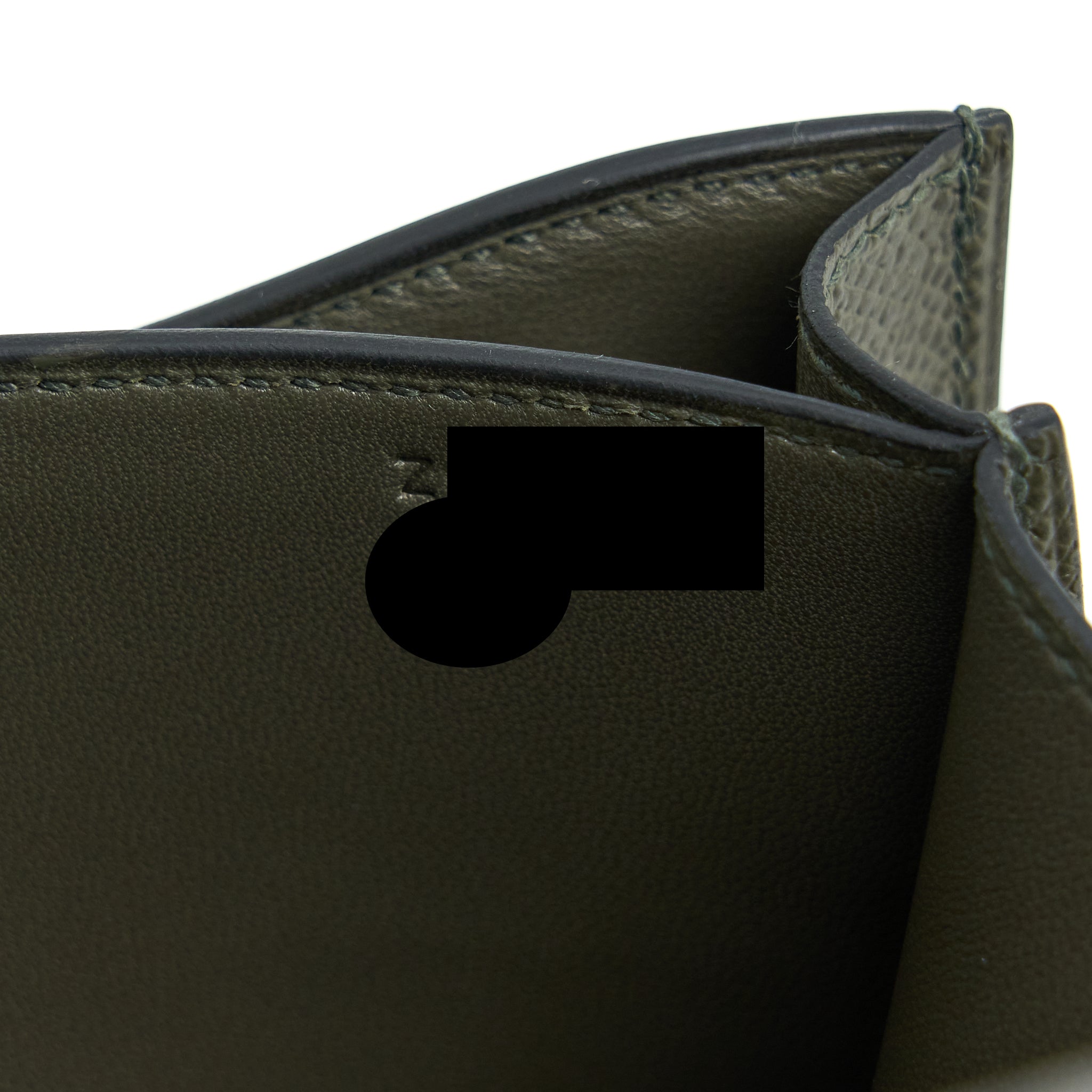 HERMES MINI CONSTANCE EPSOM C6 VERT DE GRIS SHW