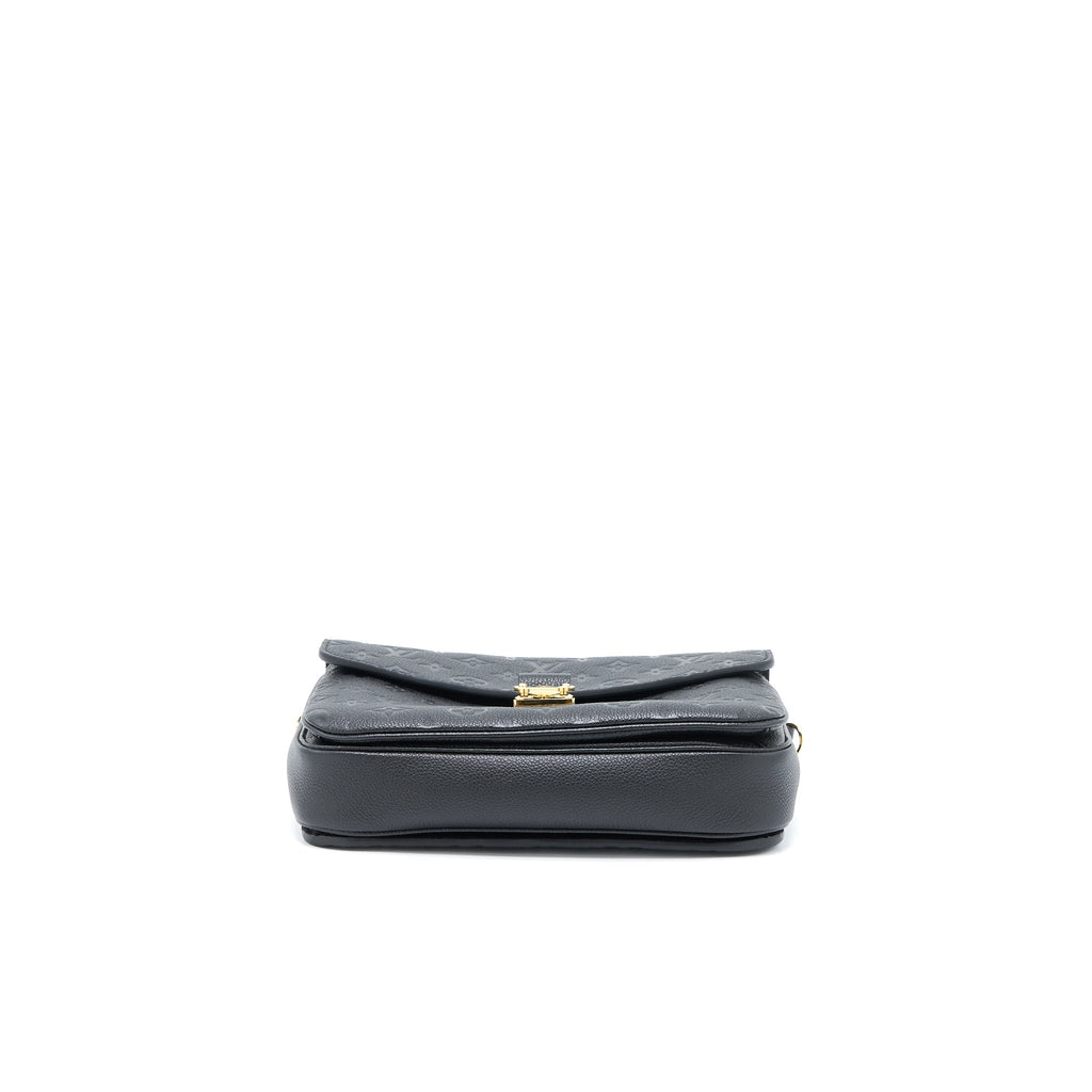 LOUIS VUITTON POCHETTE METIS MONOGRAM EMPREINTE BLACK GHW (NEW VERSION)