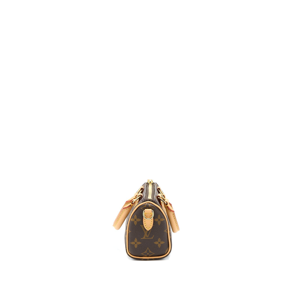 LOUIS VUITTON NANO SPEEDY MONOGRAM CANVAS GHW(NEW VERSION)