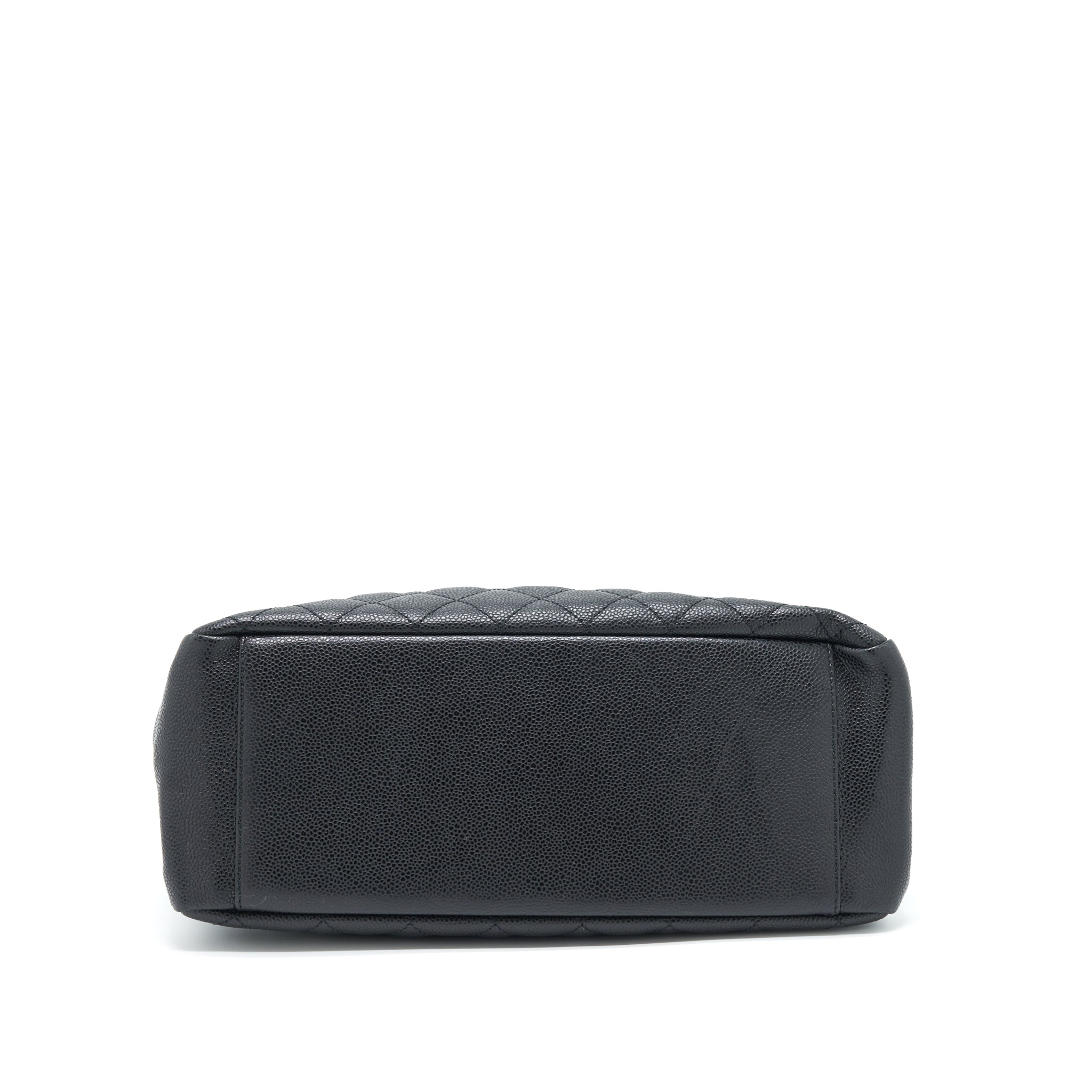 CHANEL GRAND SHOPPING TOTE BAG CAVIAR BLACK GHW