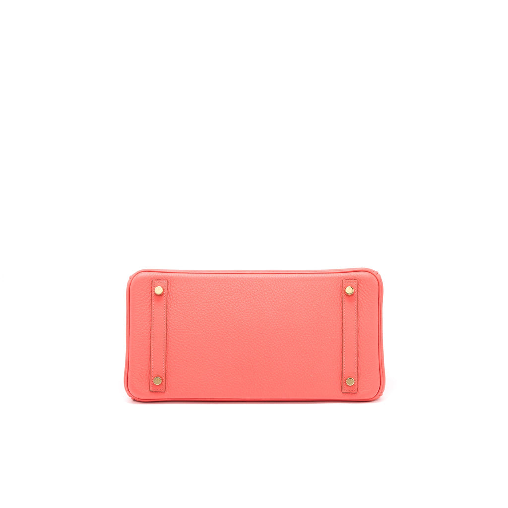 HERMES BIRKIN 30 CLEMENCE T5 ROSE JAIPUR GHW