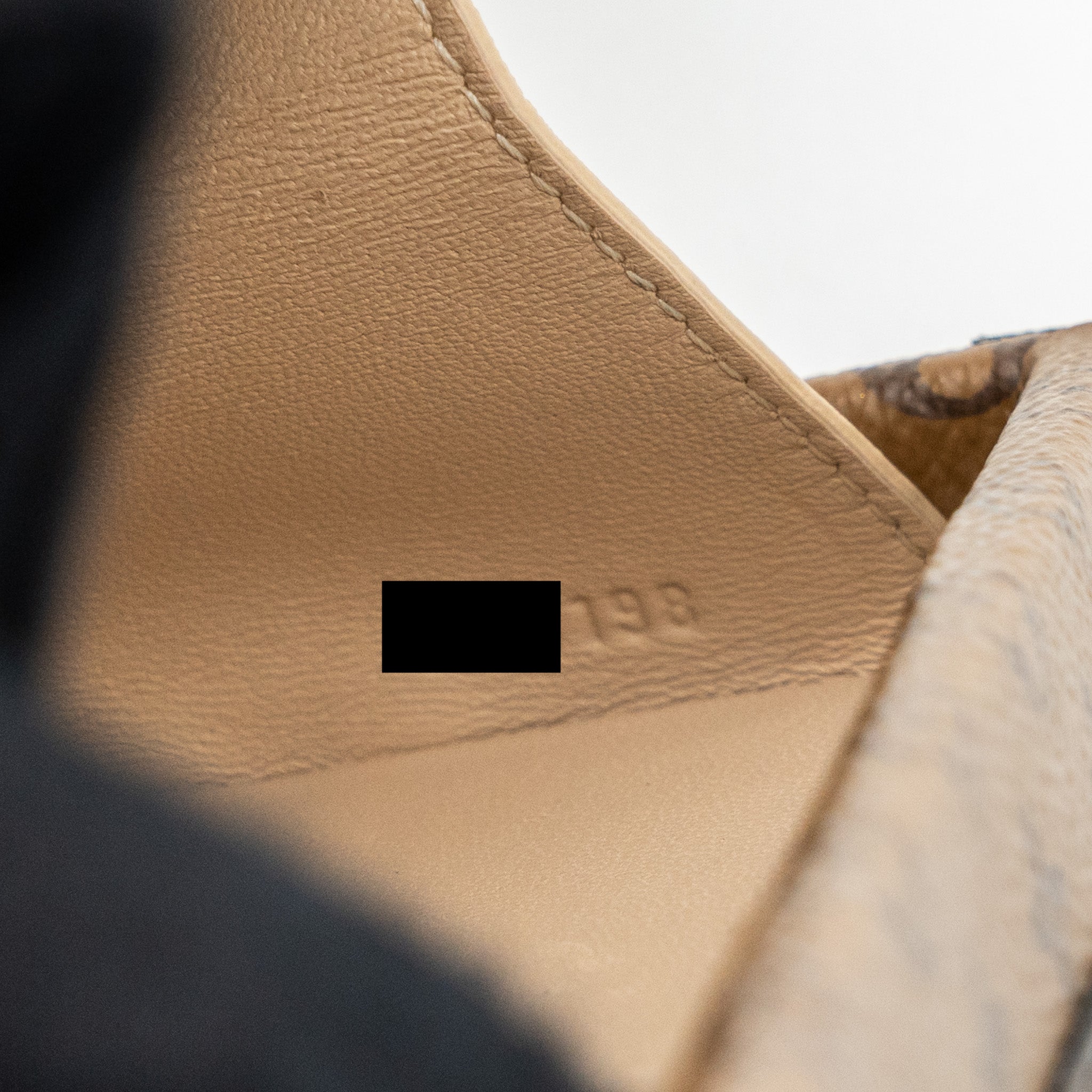 LOUIS VUITTON PETITE MALLE MONOGRAM REVERSE CANVAS GHW
